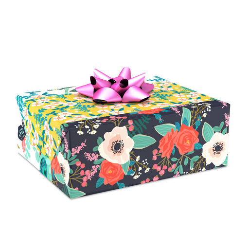Floral Patchwork Wrapping Paper, 27 sq. ft., 