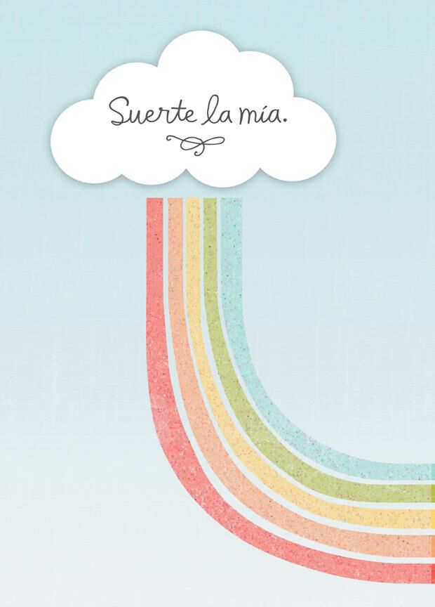 Lucky Me Spanish-Language Love Card