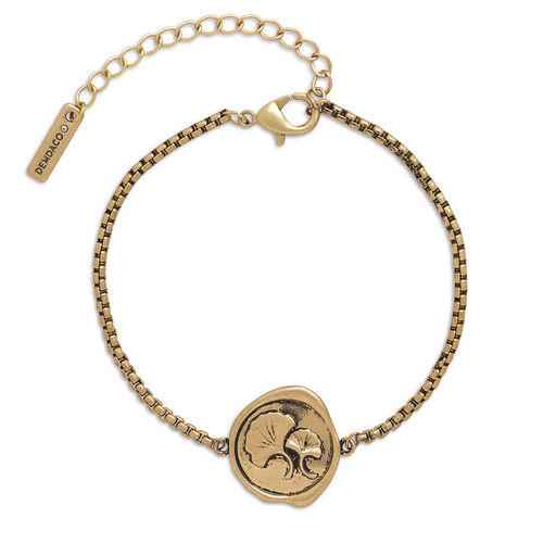 Demdaco Ginkgo Charm Dear You Best Friend Bracelet, 