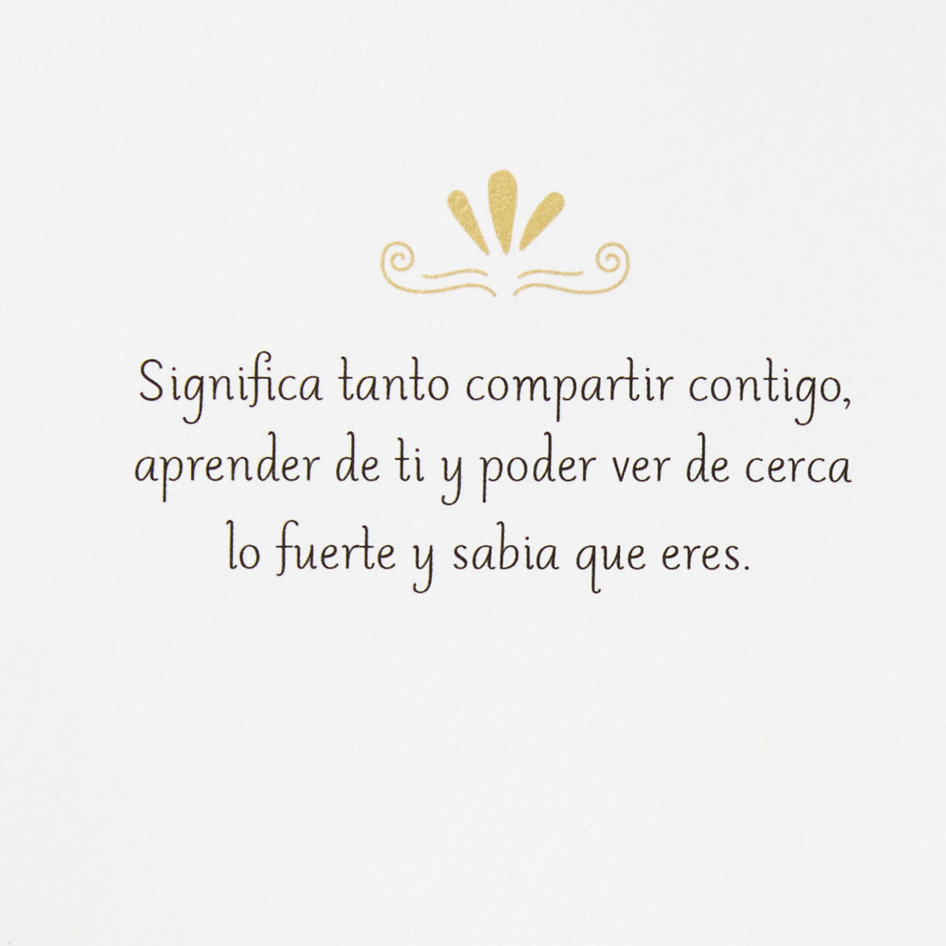 A Beautiful Mom SpanishLanguage Mother's Day Card