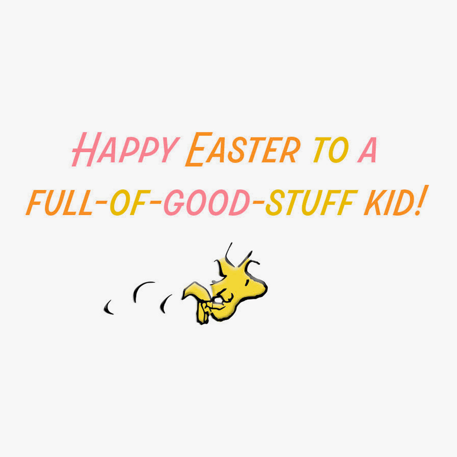 Peanuts&reg; A Full-of-Good-Stuff Kid Easter Card, , large image number 2