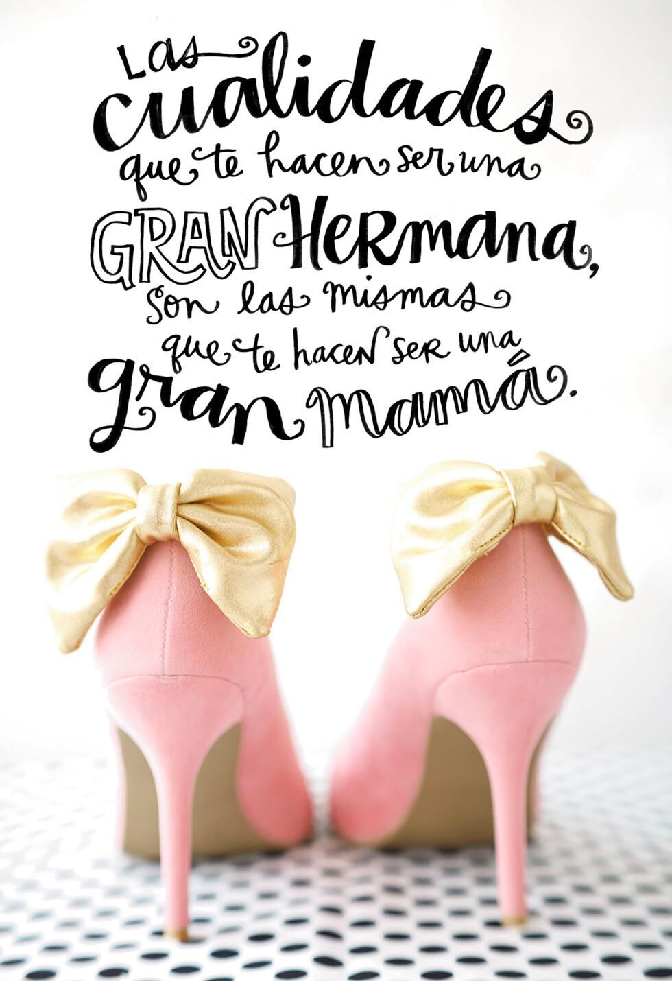 Sister's Shoes Spanish-Language Mother's Day Card