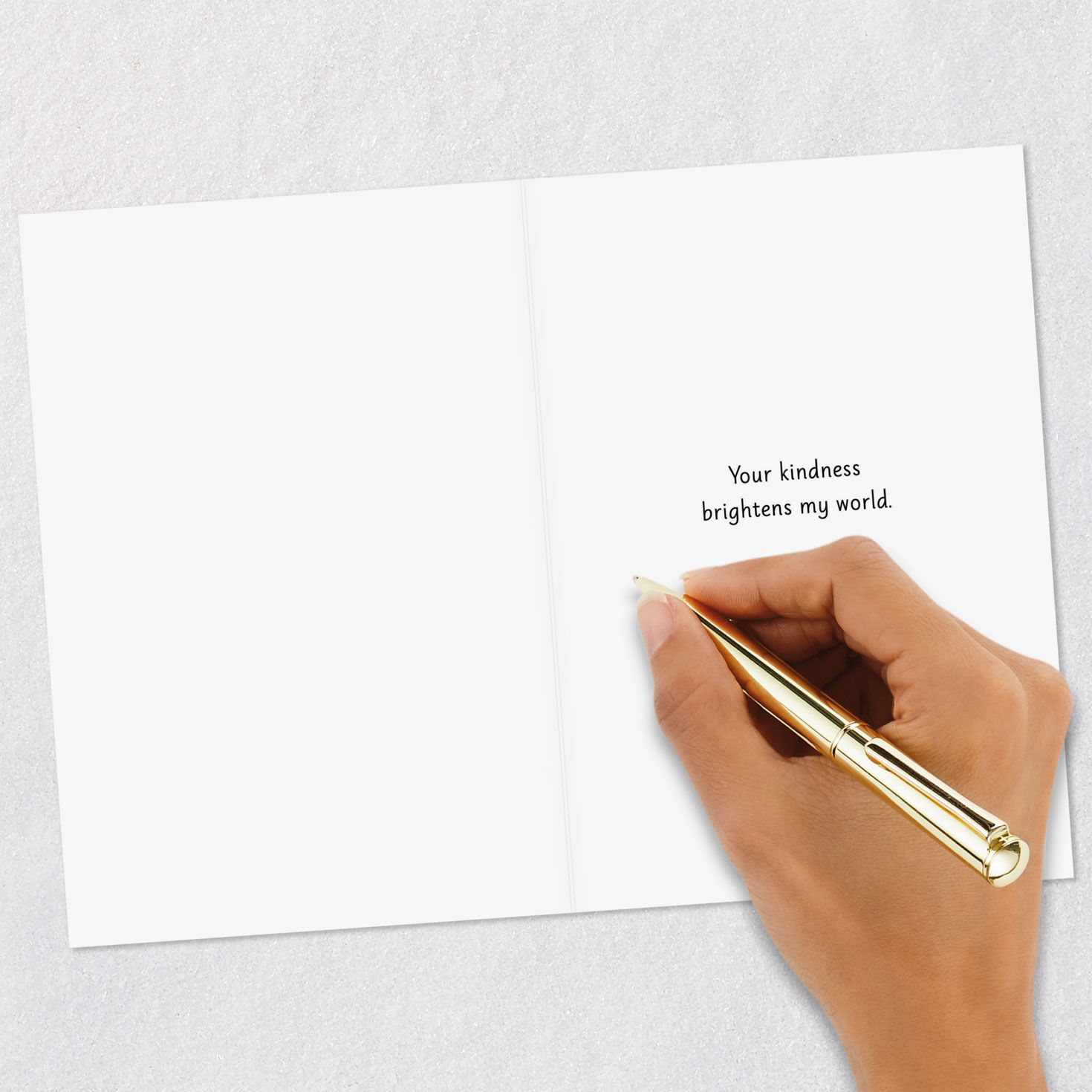 Orange and Green Art Blank Thank You Cards Pack Signing card image number 5