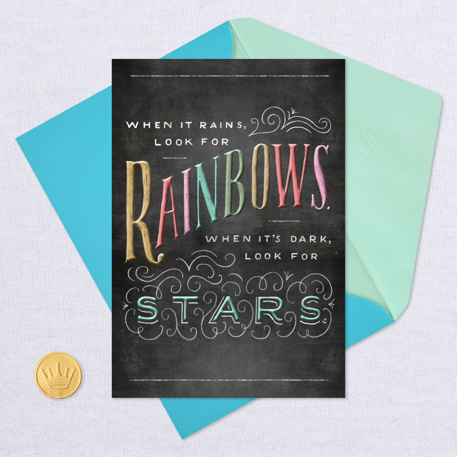 When It Rains, Look for Rainbows Encouragement Card for only USD 2.99 | Hallmark