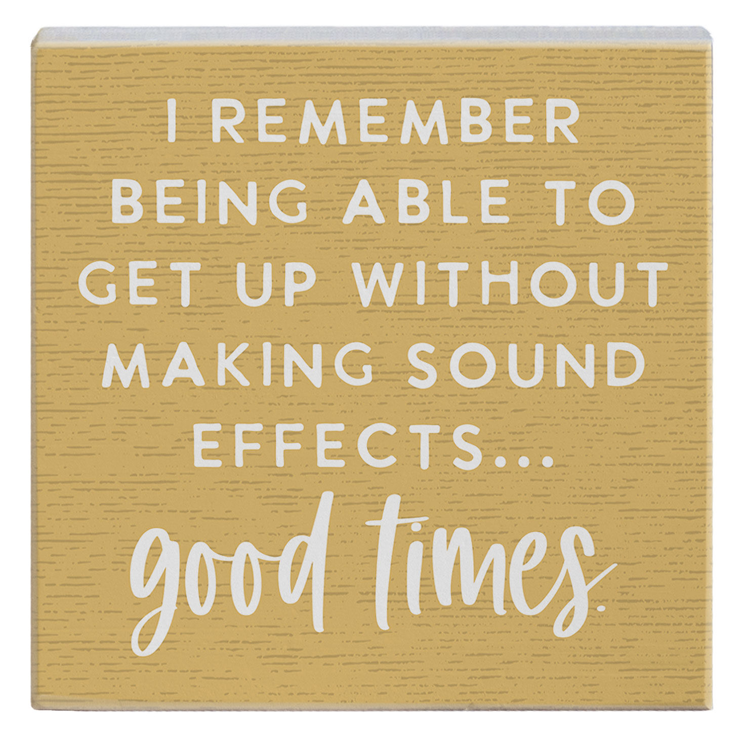 Sincere Surroundings Sound Effects Funny Wood Quote Sign - Plaques ...