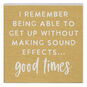 Sincere Surroundings Sound Effects Funny Wood Quote Sign, , large image number 1