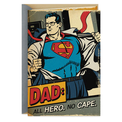 Superman™ You Save the Day Musical Father's Day Card, , large