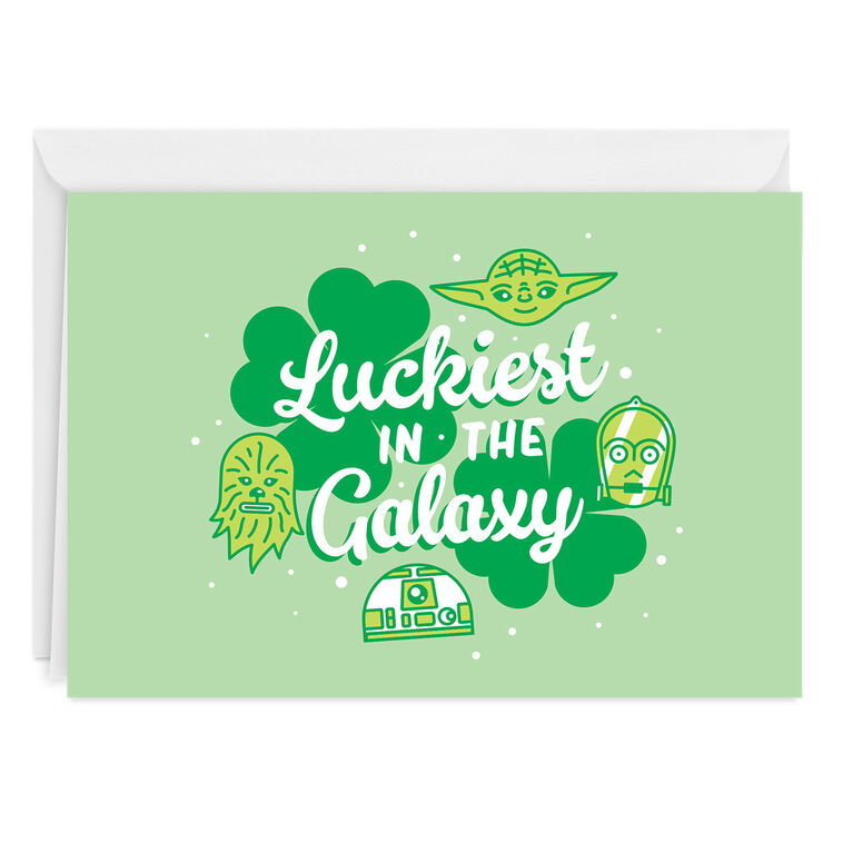 Star Wars™ Luckiest in the Galaxy Custom St. Patrick's Day Card