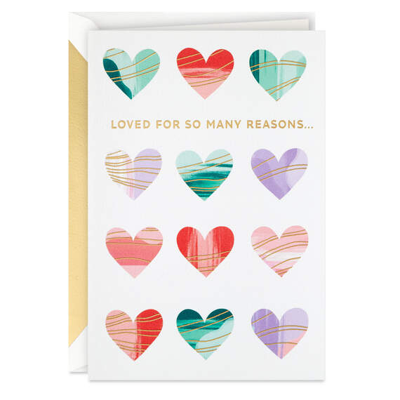 Loved for So Many Reasons Card for Mom, , large image number 1