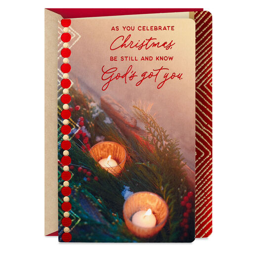 God's Got You Christmas Card, 