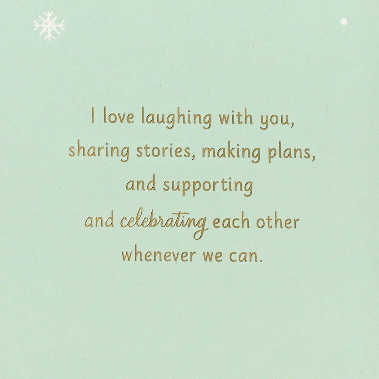 You're Like Family to Me Christmas Card for Friend, , large image number 2