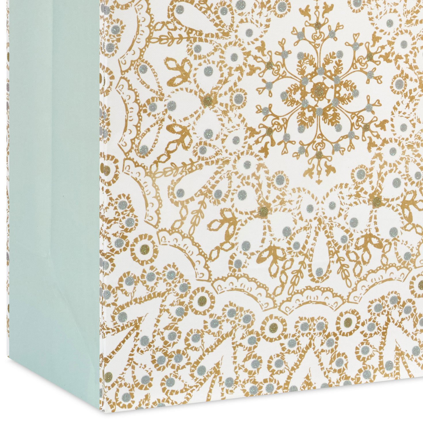 9.6" Snowflake Mandala Medium Holiday Gift Bag for only USD 3.49 | Hallmark