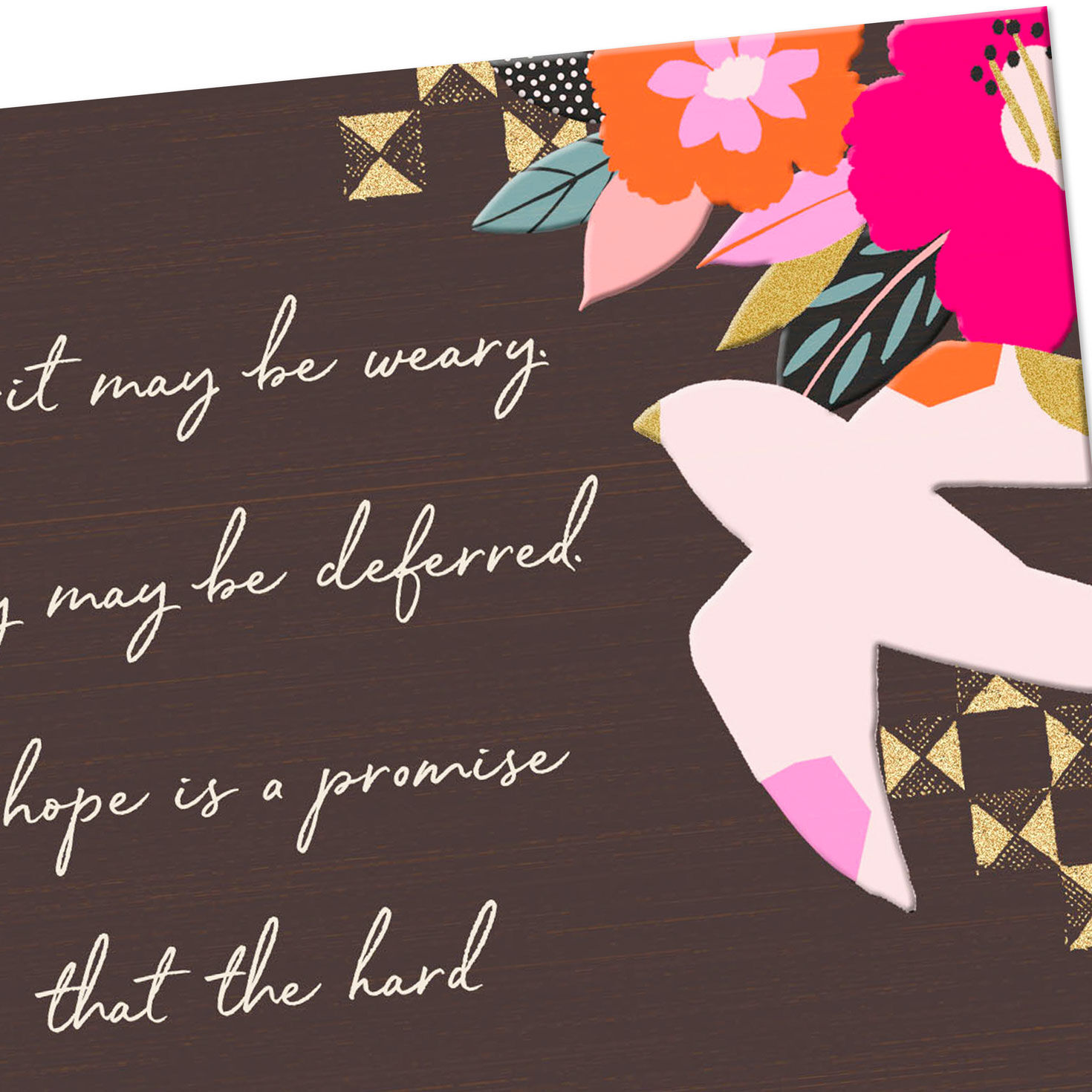 Hard Isn't Forever Encouragement Card for only USD 2.99 | Hallmark