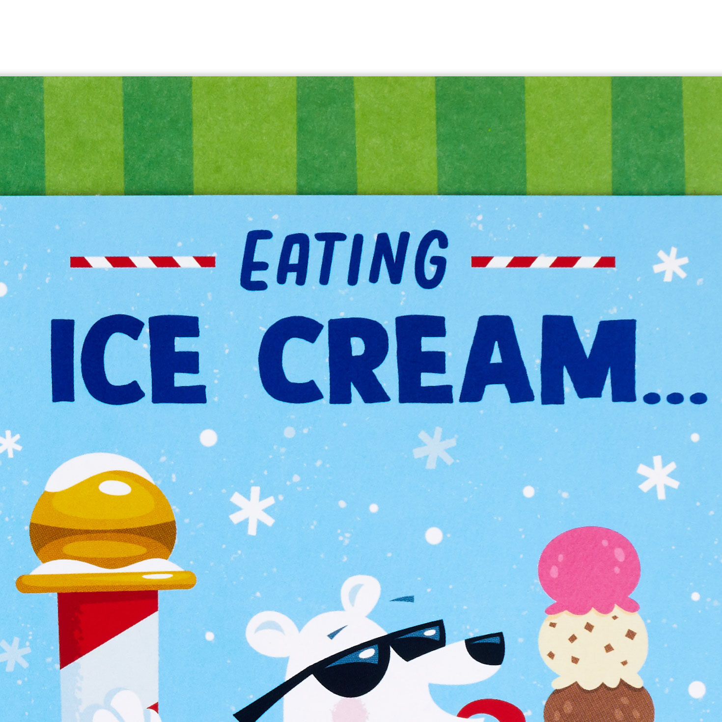 Cool Polar Bear Grandson Christmas Card Sentiment image number 2