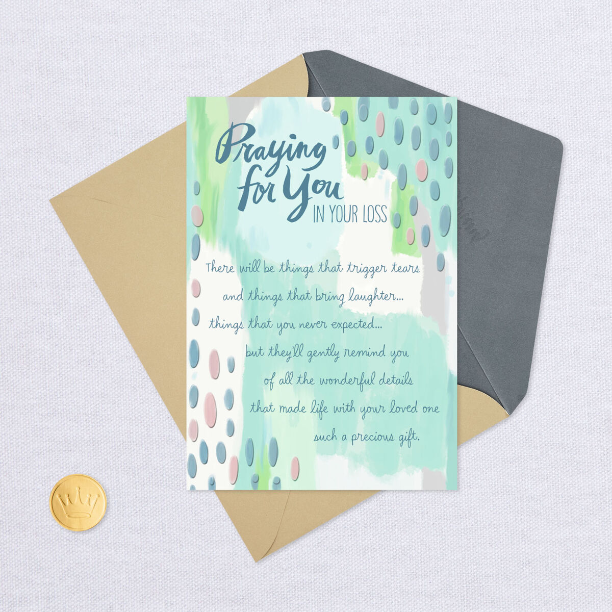Praying For You In Your Loss Religious Sympathy Card Greeting Cards Hallmark