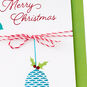 Bird with Pinecone Ornament Christmas Card Card Front Detail image number 4
