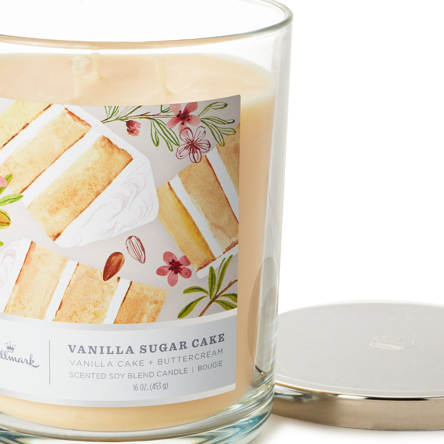 Vanilla Sugar Cake 3-Wick Jar Candle, 16 oz. for only USD 29.99 | Hallmark