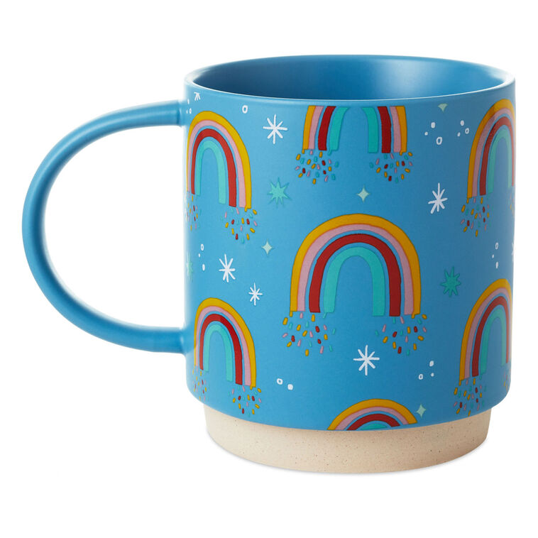 Rainbows Mug 16 Oz Mugs Hallmark rainbows-mug-16-oz-mugs-hallmark