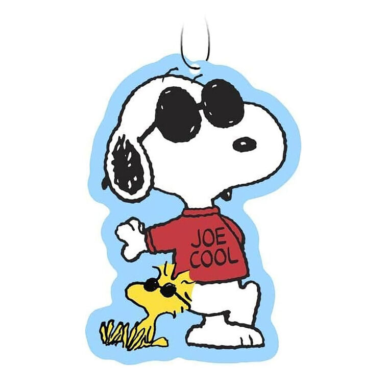 Spoontiques Peanuts Snoopy and Woodstock Joe Cool Air Fresheners, 3-pack