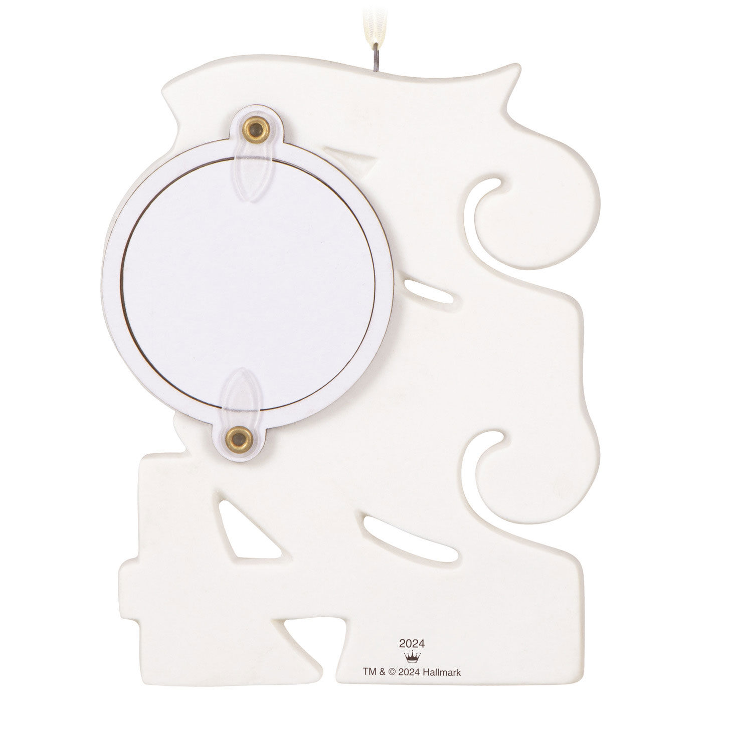 Congrats, Grad! 2024 Porcelain Photo Frame Ornament Keepsake