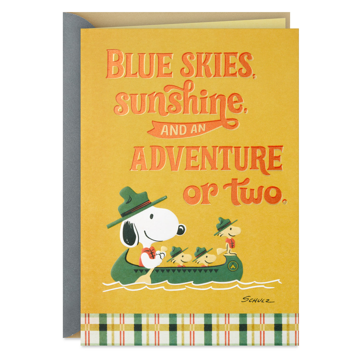 Peanuts® Beagle Scouts Blue Skies and Adventure Birthday Card for only USD 4.59 | Hallmark