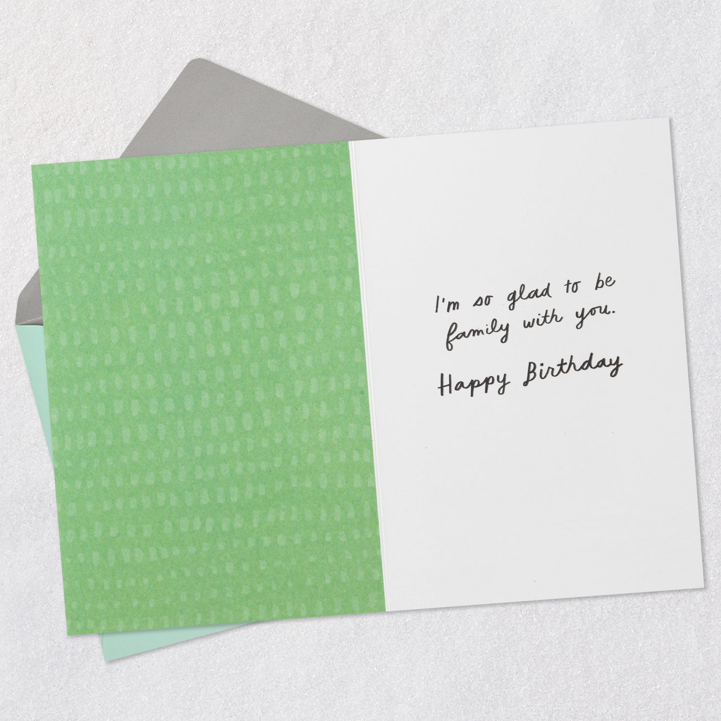 Glad to Be Family With You Birthday Card for Relative, , large image number 3