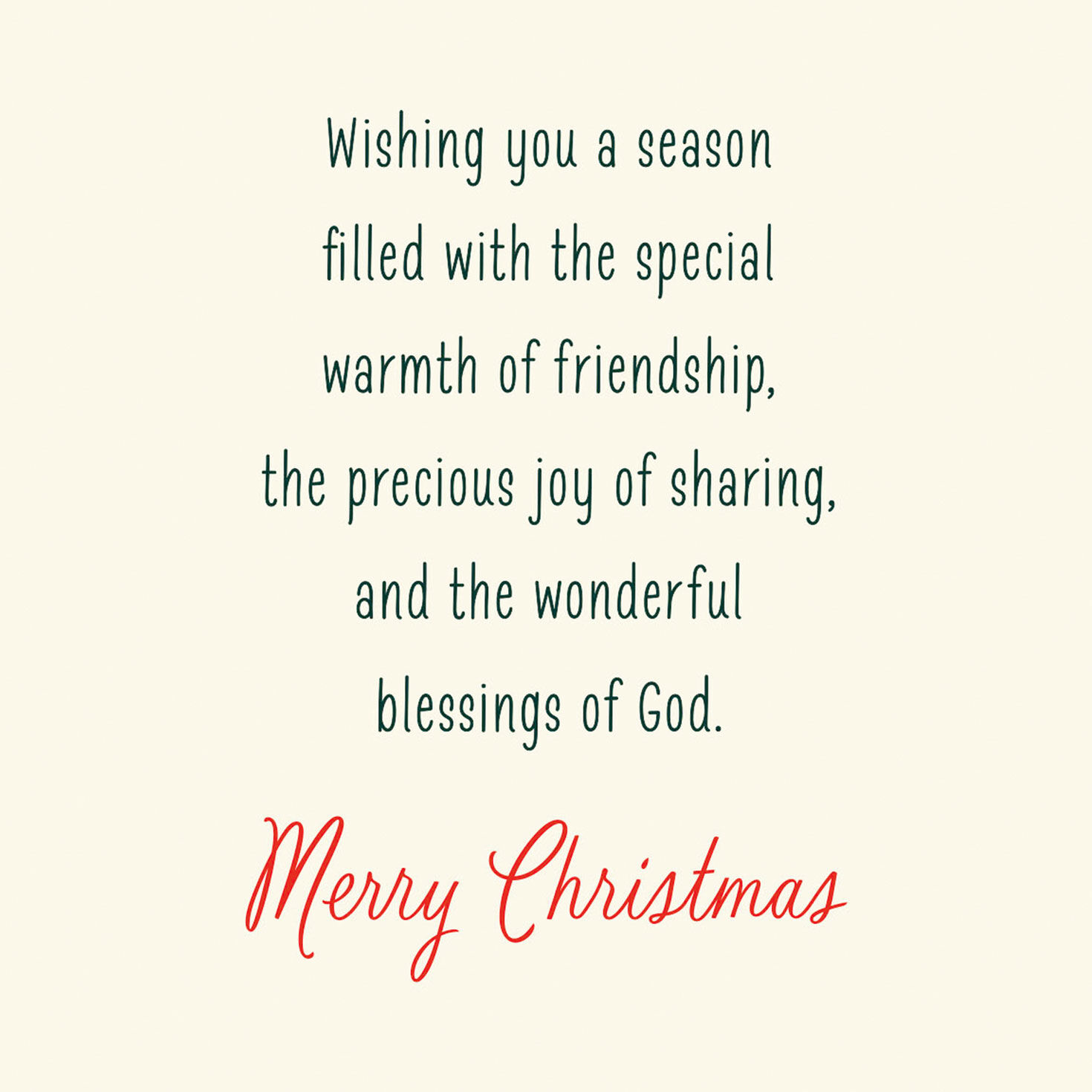 Flowers Holiday Greenery Religious Christmas Card sentiment image number 2