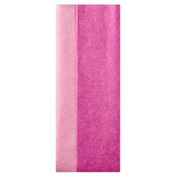 Light Pink and Dark Pink 2-Pack Tissue Paper, 6 Sheets