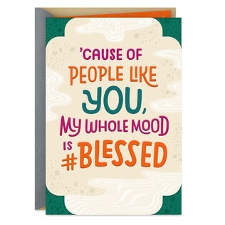 Blessed by People Like You Thank-You Card