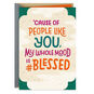 Blessed by People Like You Thank-You Card, , large image number 1