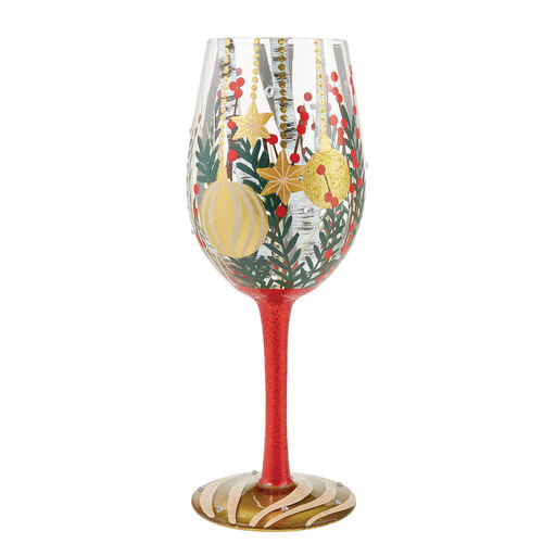 Lolita Visions of Birch Handpainted Wine Glass, 15 oz., 