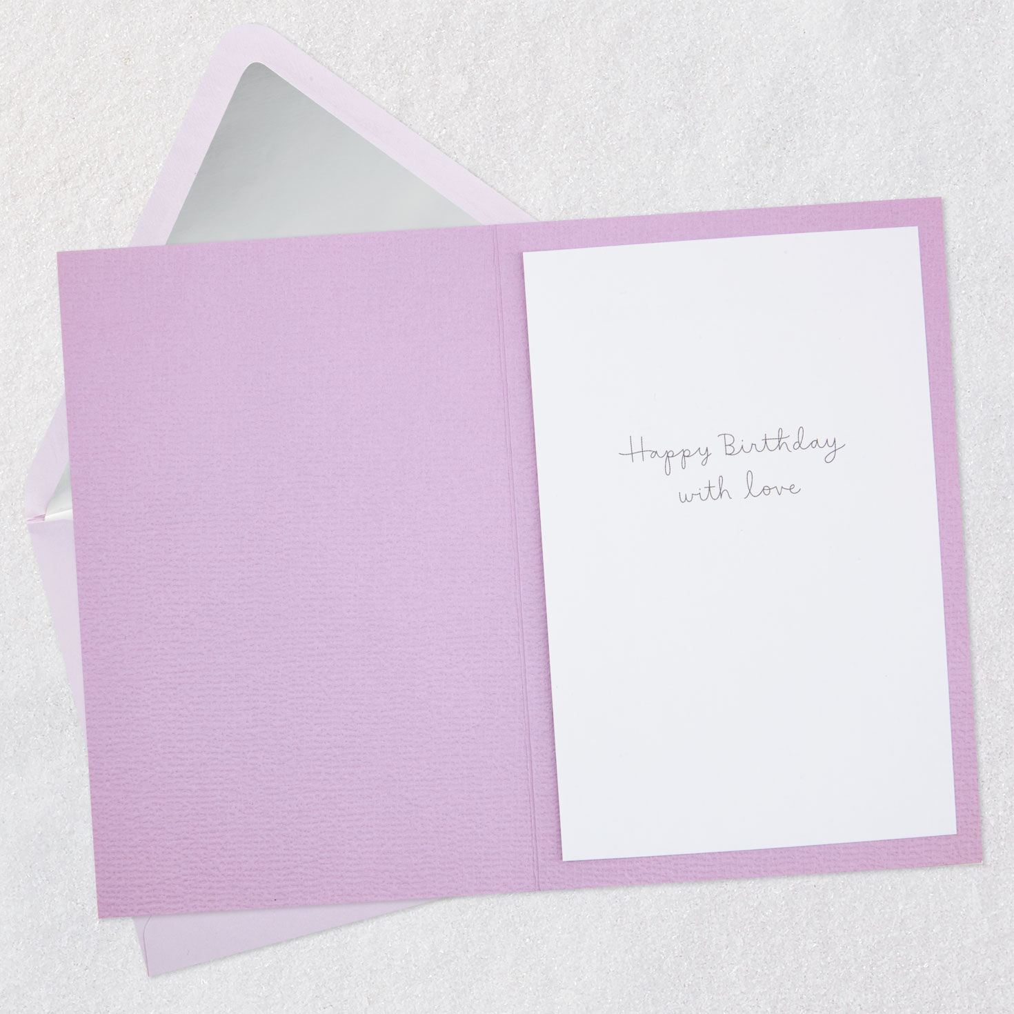 Bespoke Butterflies Upscale Birthday Card Open card with envelope image number 3