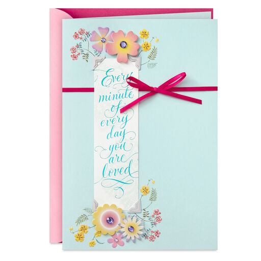 So Loved Birthday Card for Mom With Bookmark, 