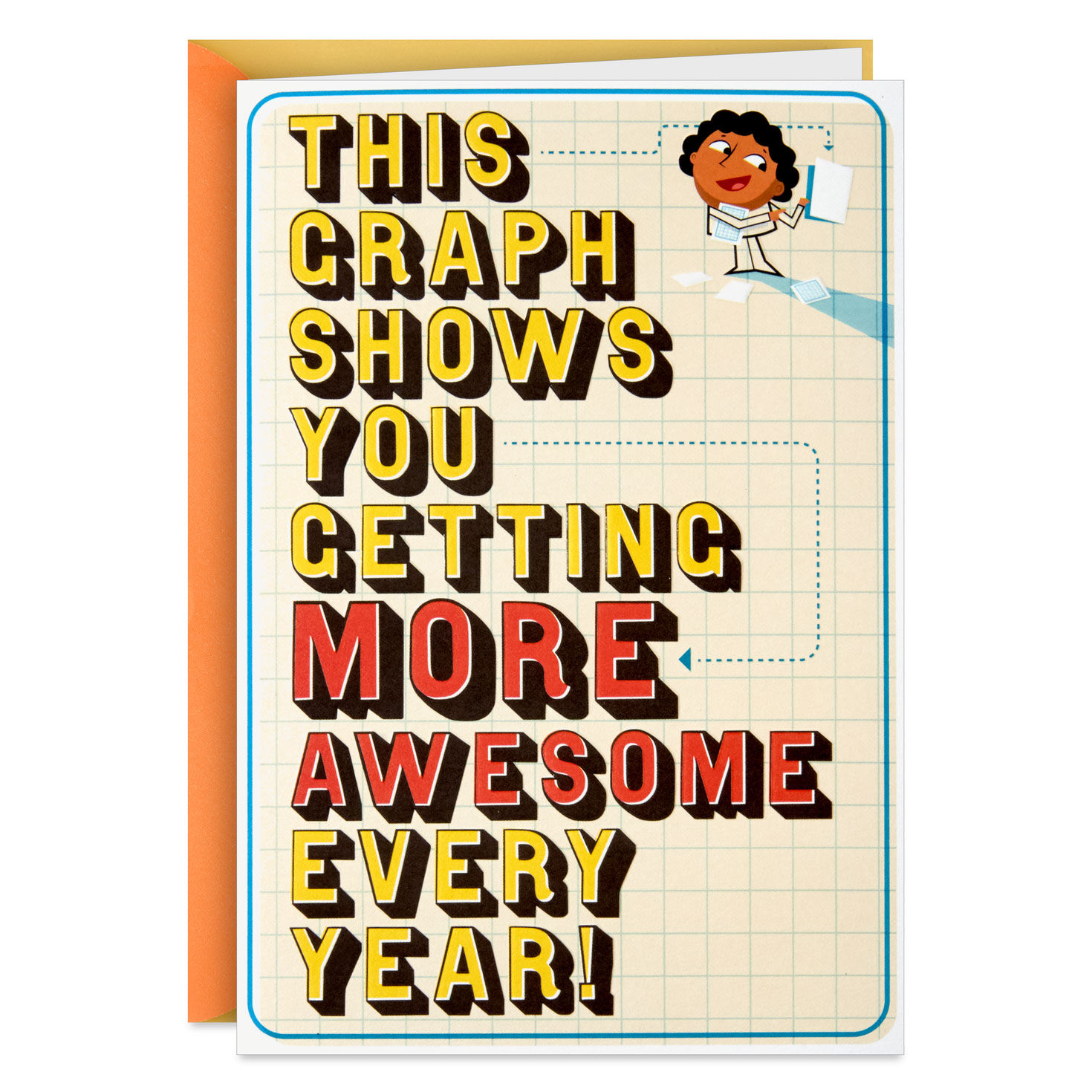 You Get More Awesome Every Year Funny Pop-Up Birthday Card