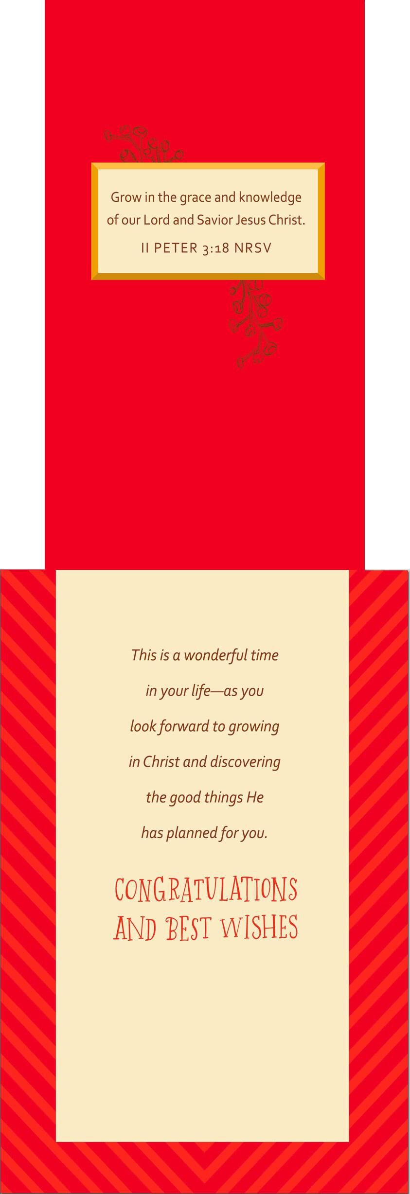 Grow in Grace Confirmation Card