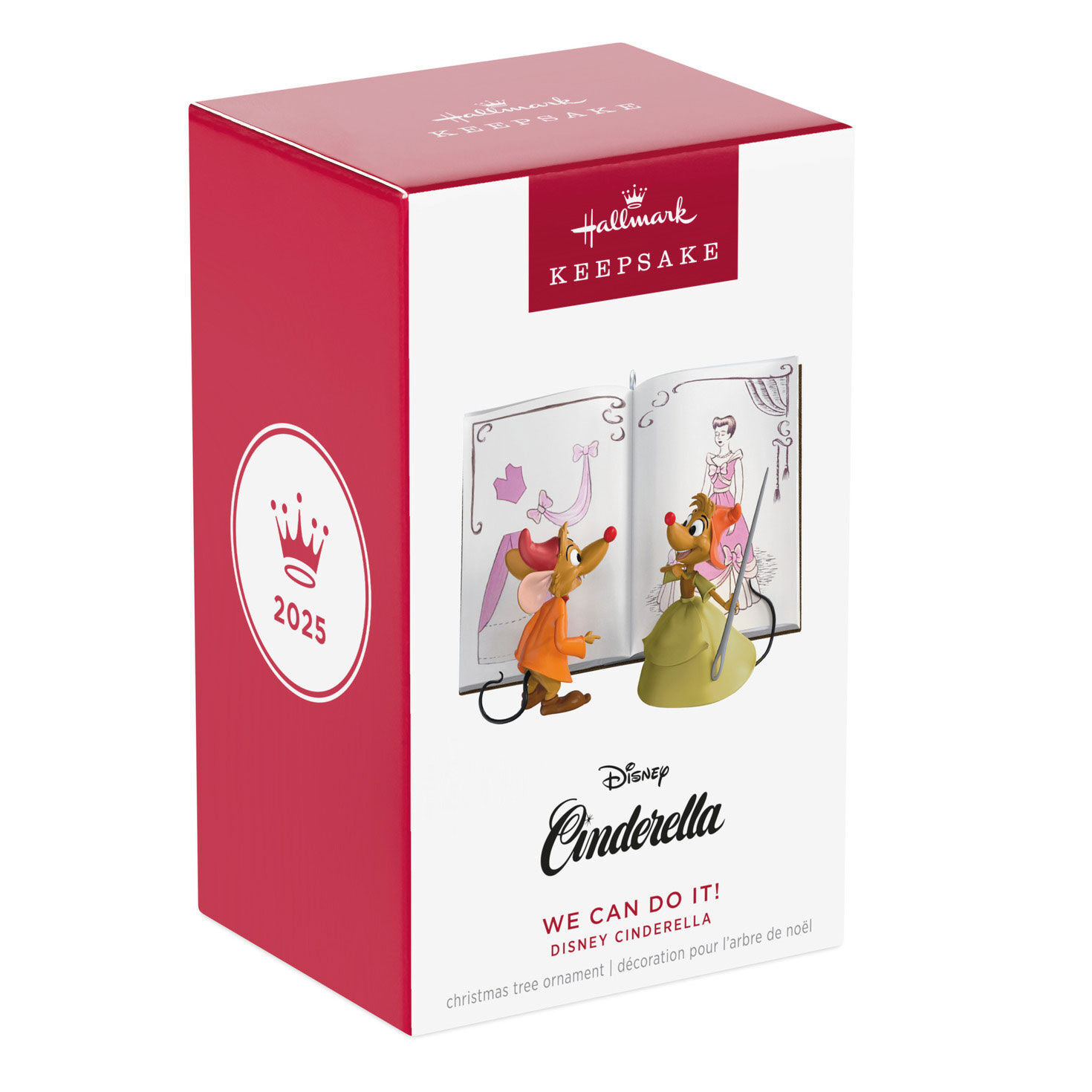 Cinderella Mice With Sewing Book Keepsake Ornament Packaging Front image number 7