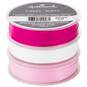 Hot Pink/Light Pink/White 3-Pack Curling Ribbon, 108', , large image number 1