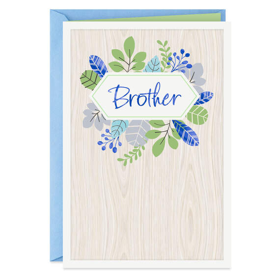 With Love and Admiration Father's Day Card for Brother