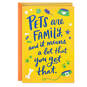 Pets Are Family Thank-You Card for Pet Caregiver, , large image number 1