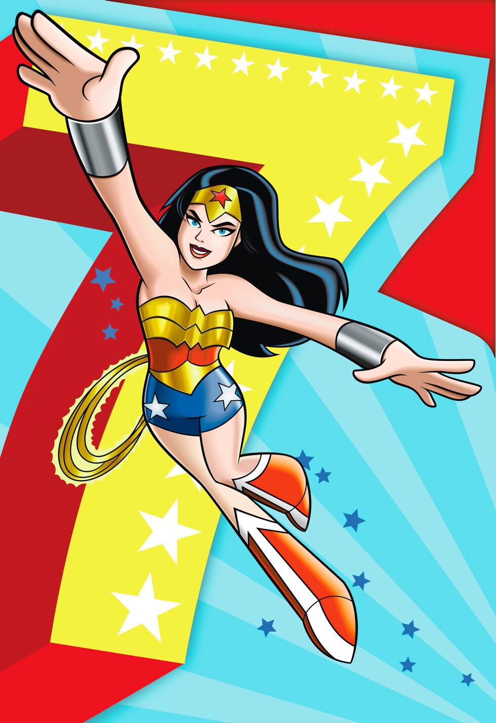 Wonder Woman™ Musical 7th Birthday Card