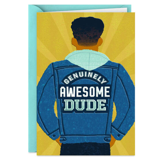 You're An Awesome Dude Birthday Card for Him, , large image number 1