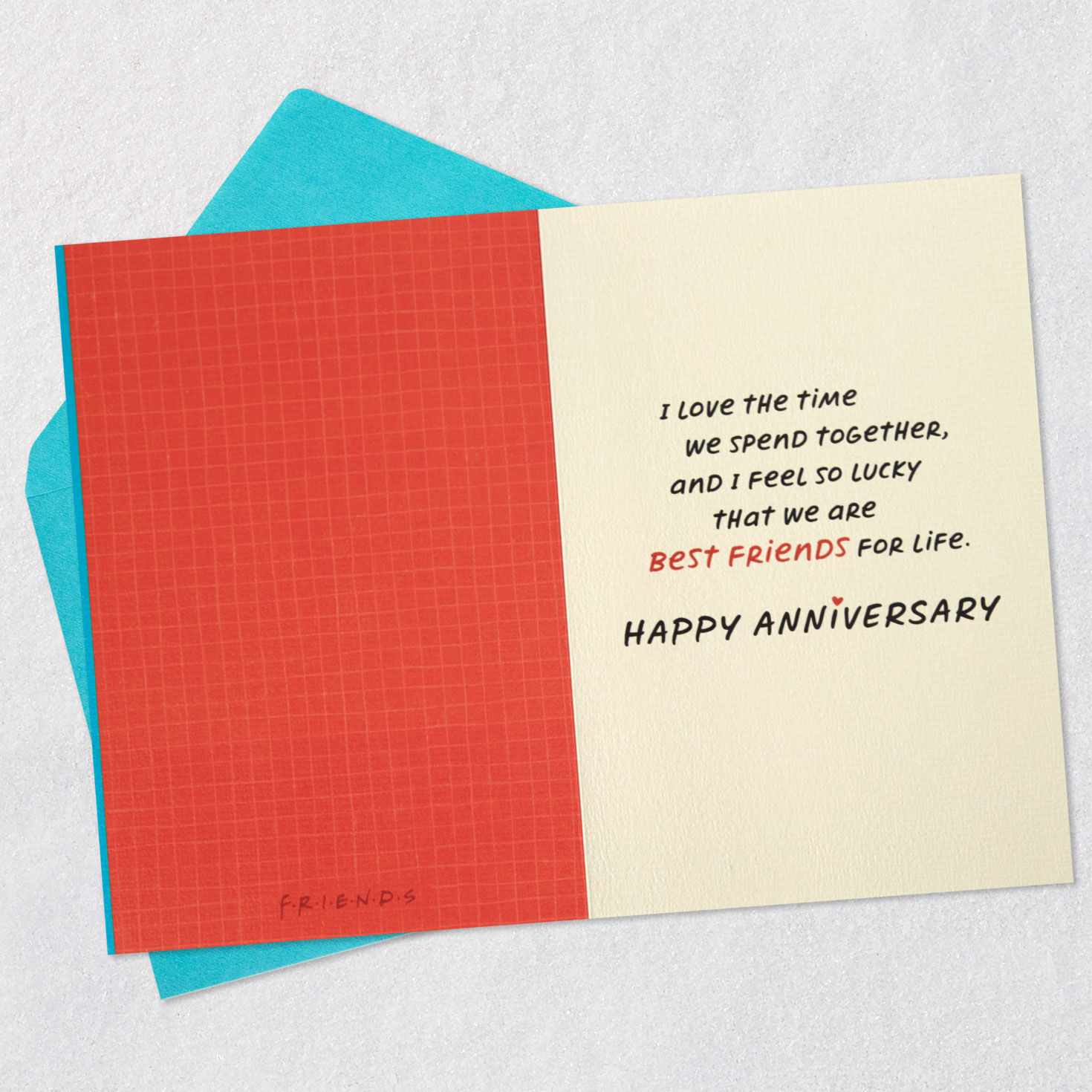 Lobster with Heart Claws on Blue Anniversary Card for Spouse  image number 3