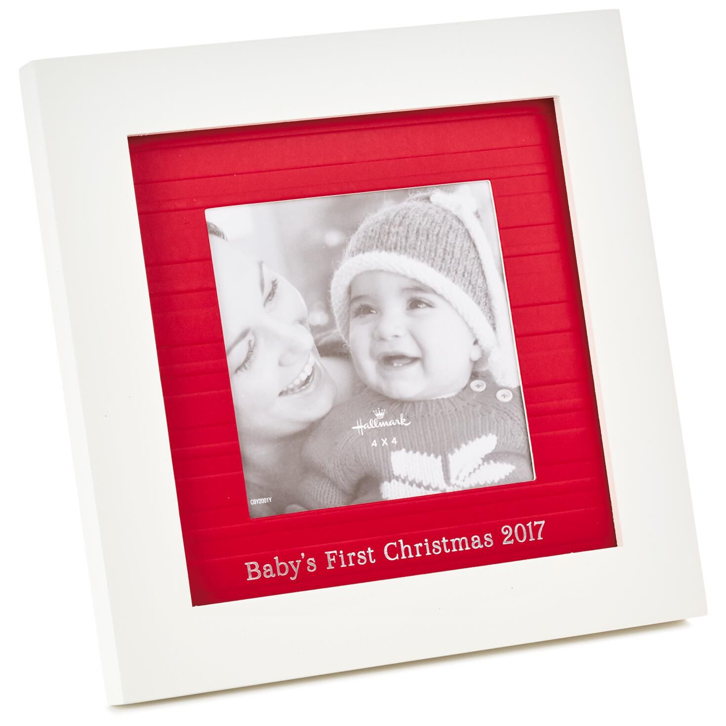 baby s first christmas 2017 picture frame 4x4 picture frames
