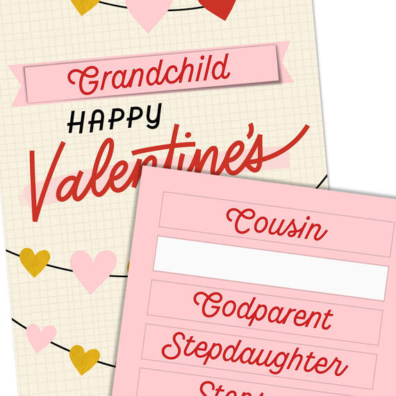 Glad We're Family Customizable Valentine's Day Card With Relative Stickers, , large image number 5