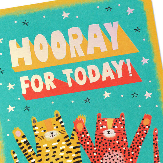 Hooray for Today Congratulations Card, , large image number 4