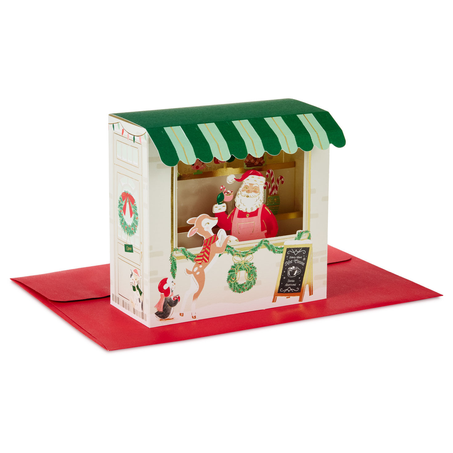 Sweet, Warm and Cozy 3D Pop-Up Christmas Card