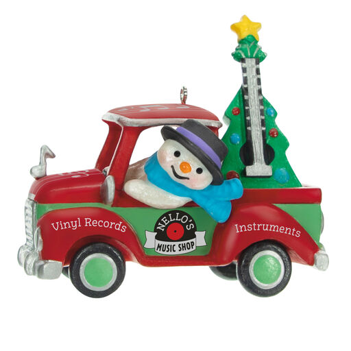 Holiday Parade Nello's Music Shop Truck 2023 Ornament, 