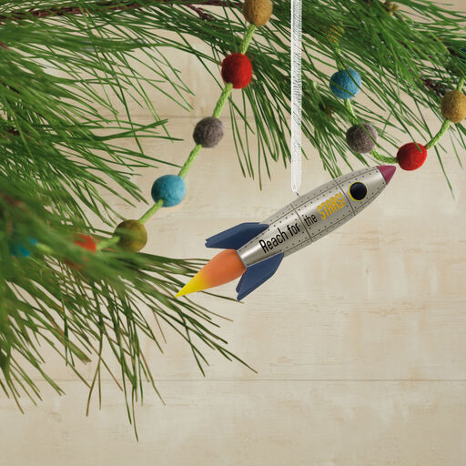 Signature Rocket Ship Hallmark Ornament, 