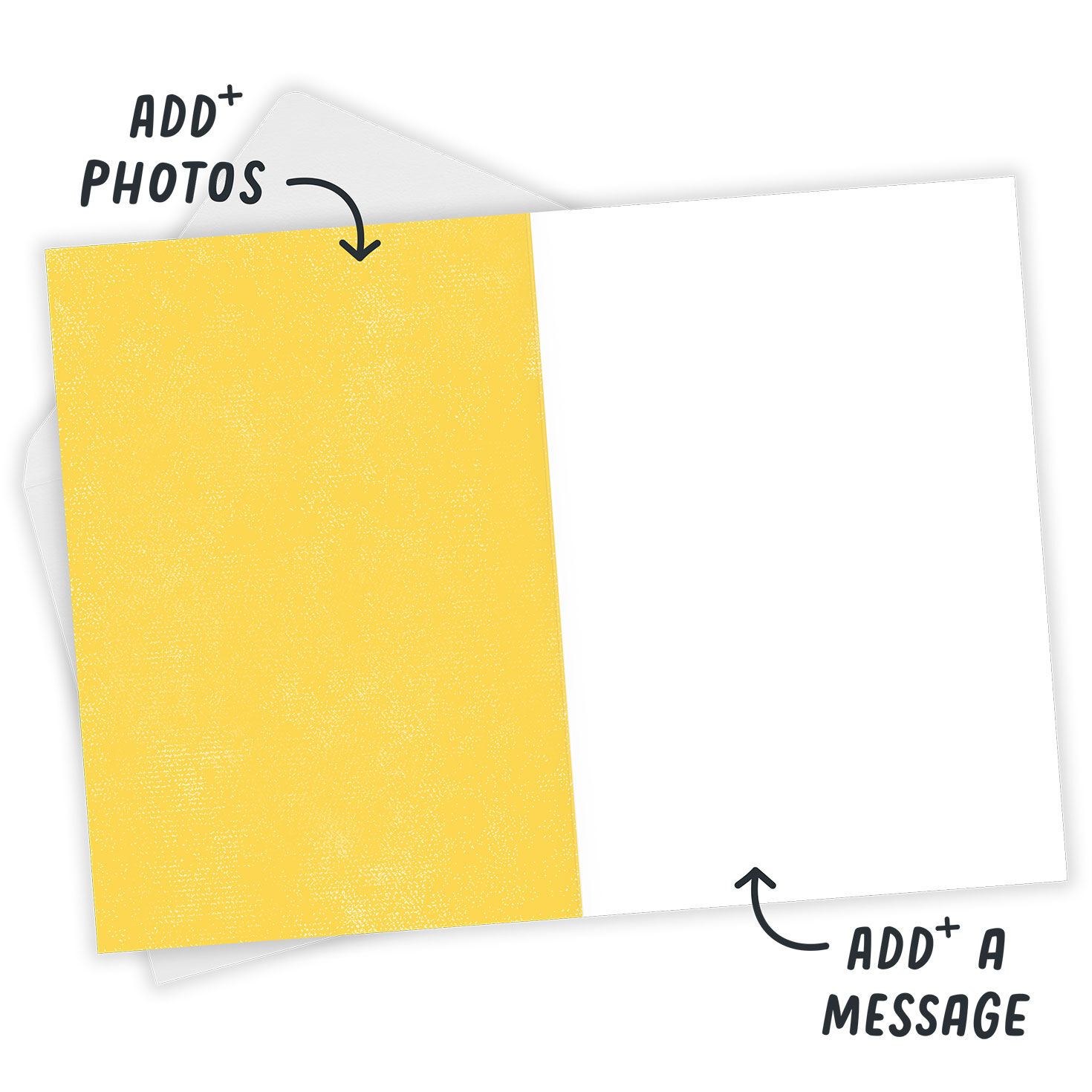 Personalized White Outline Thank-You Photo Card  image number 4