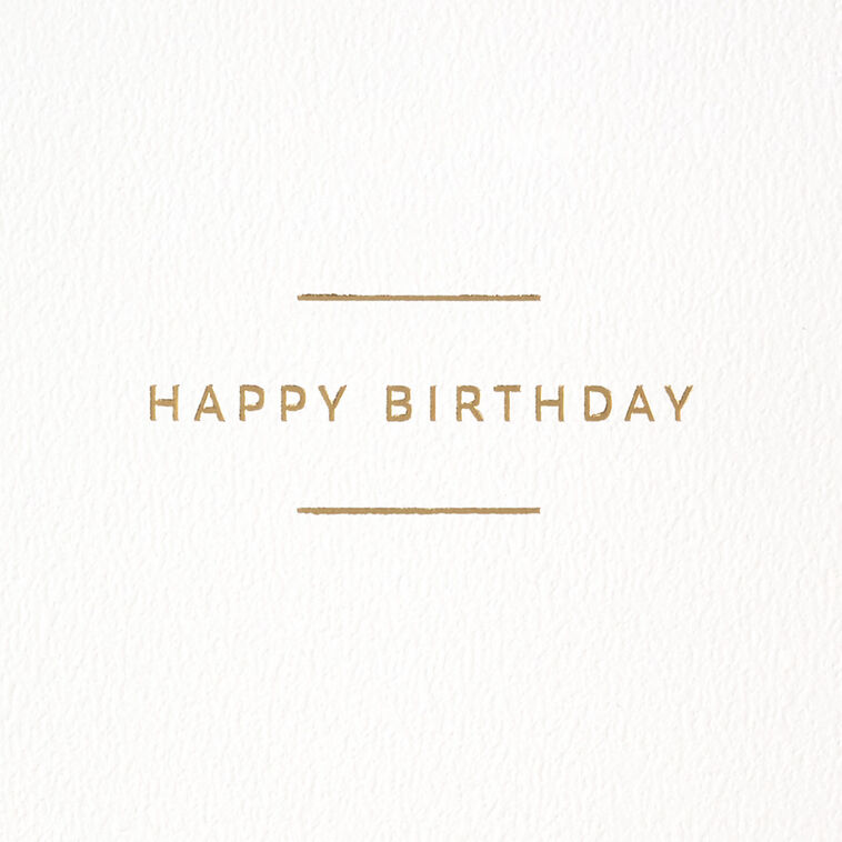 Wrapped Presents Signature Birthday Card Sentiment image number 2